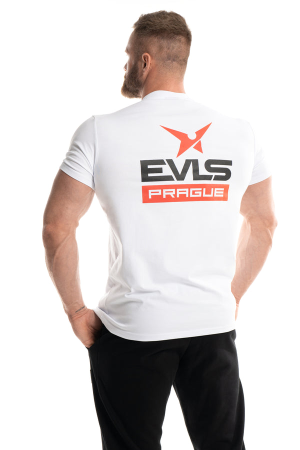 EVLS x TIMME – Biele tričko s farebným logom